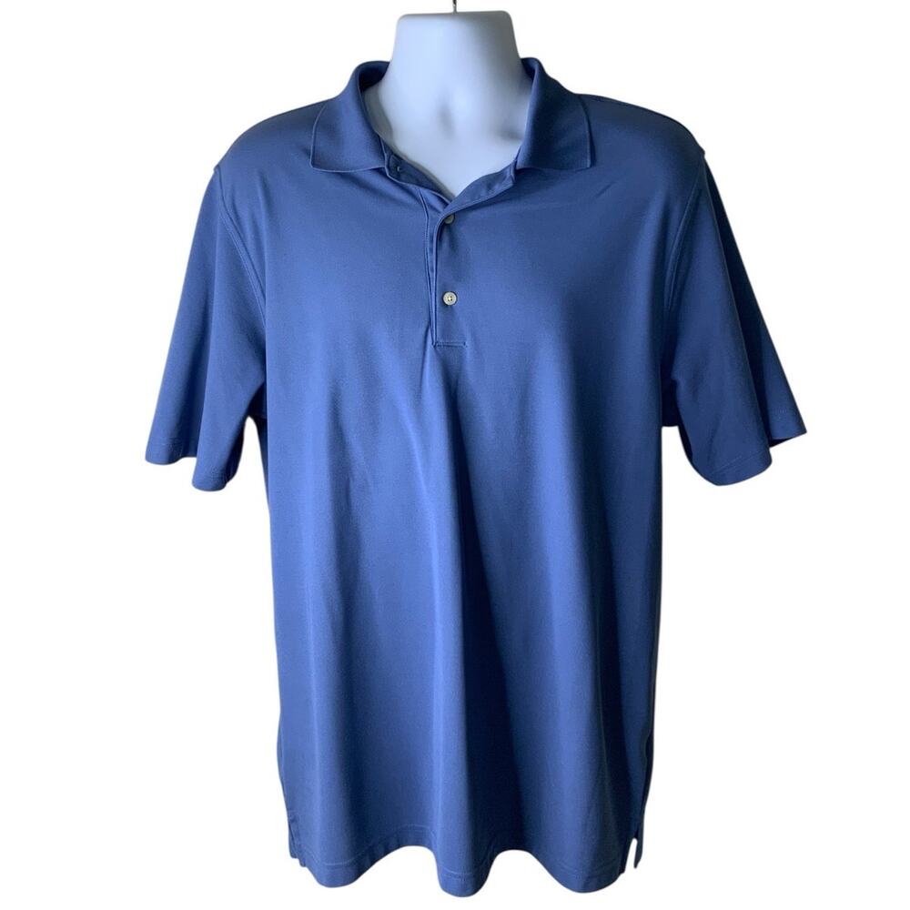Greg Norman Polo Shirt Men Large Play Dry Performance Golf Casual Top